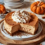 Biscoff Pumpkin Protein Cheesecake