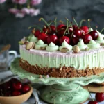 Cherry Pistachio Cheesecake – A Stunning No-Bake Showstopper!