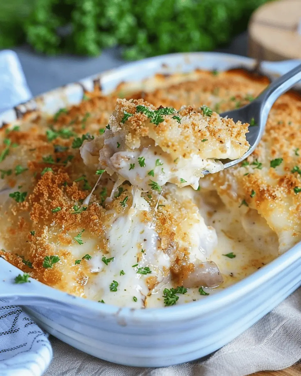Chicken Cordon Bleu Casserole: Easy Family Favorite with Turkey Bacon