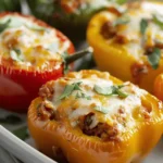 EASY STUFFED BELL PEPPERS