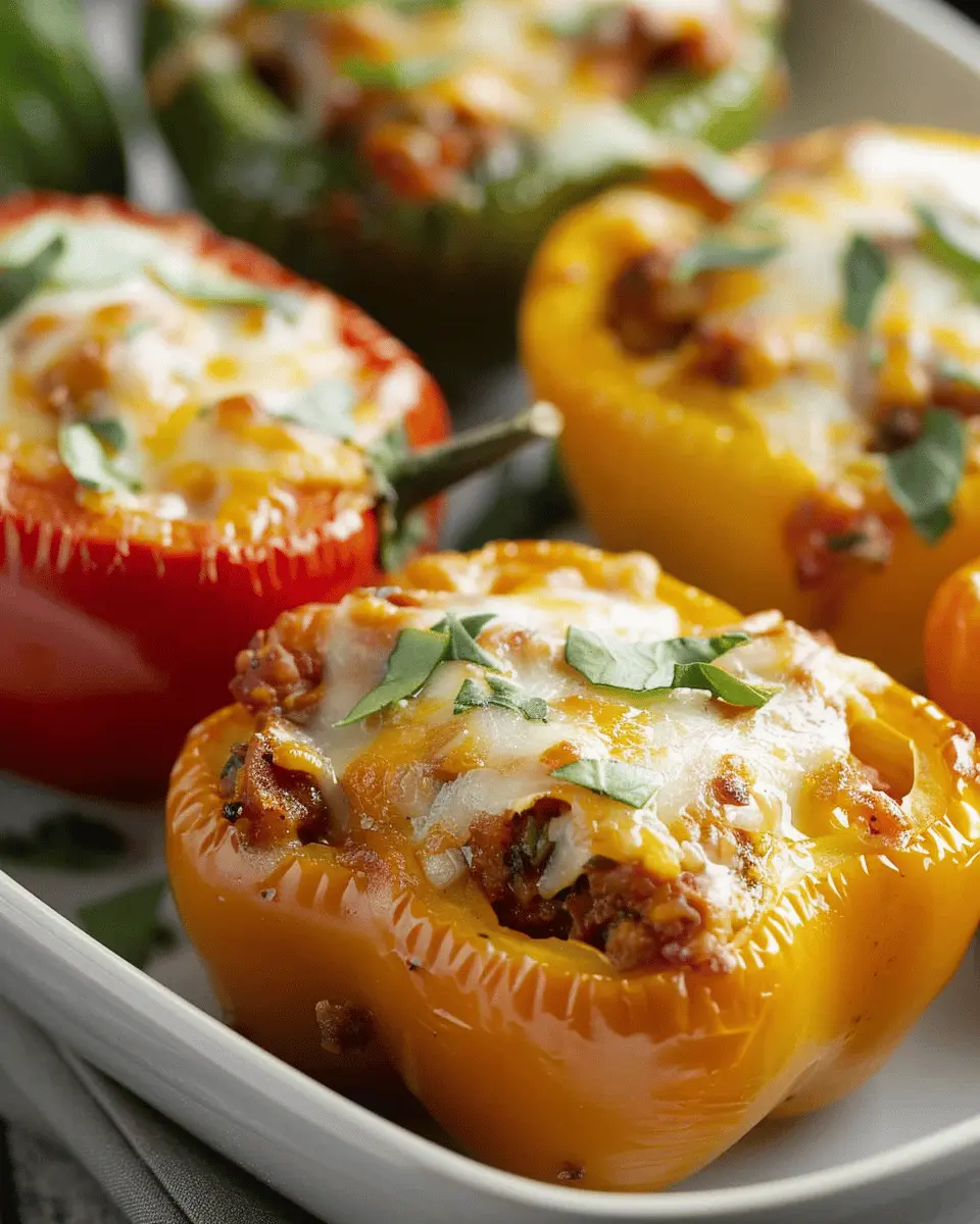 Easy Stuffed Bell Peppers: A Delicious Turkey Bacon Twist