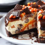 Halloween Candy Cheesecake