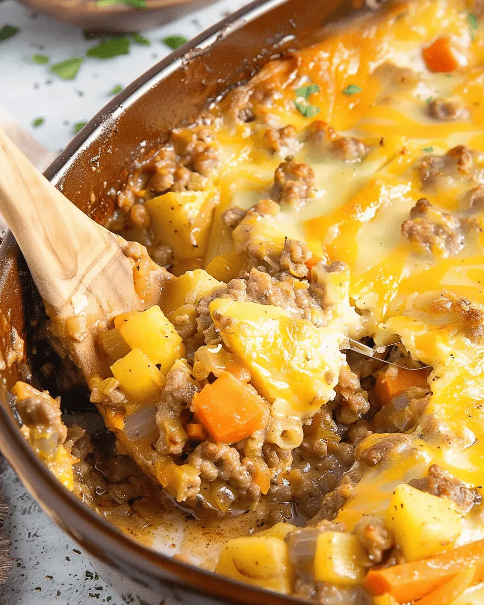 Hobo Casserole: Easy Family Meal with Turkey Bacon and Chicken Ham