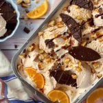 No Churn Jaffa Cake Ice-Cream