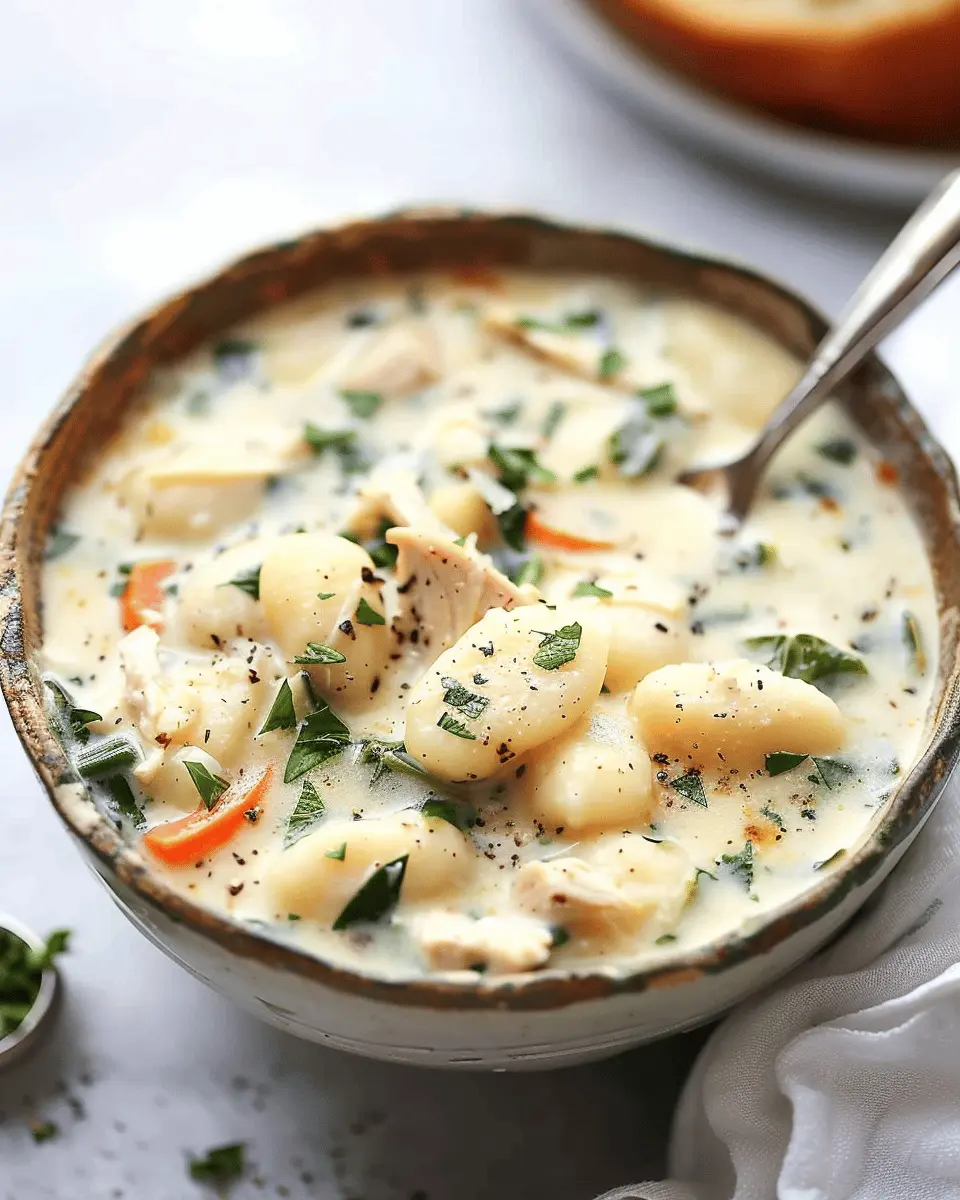 Olive Garden Chicken Gnocchi Soup: An Easy, Comforting Delight