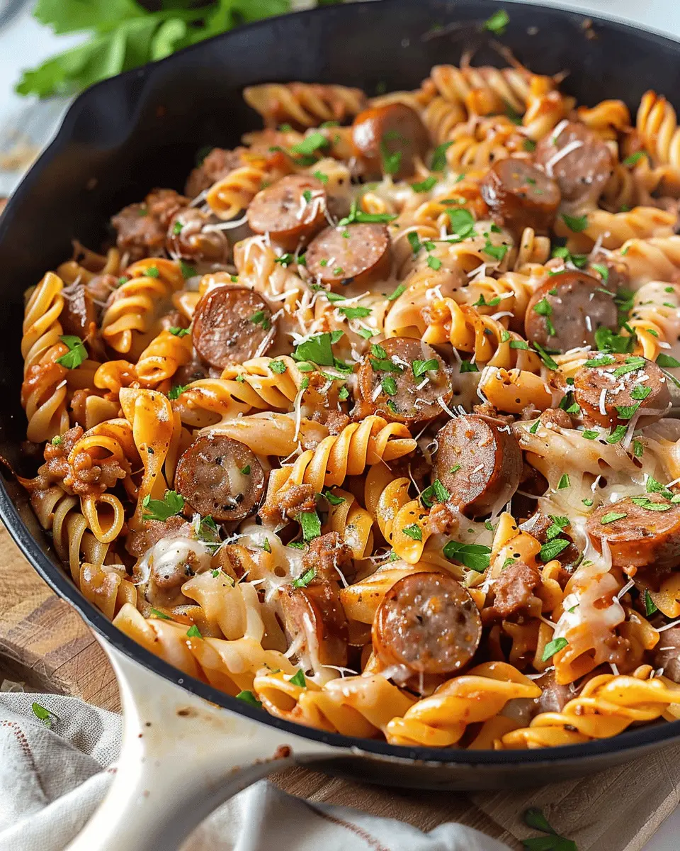 Sausage Pasta Skillet: A Deliciously Easy Weeknight Meal