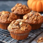 Spiced Baked Pumpkin Muffins