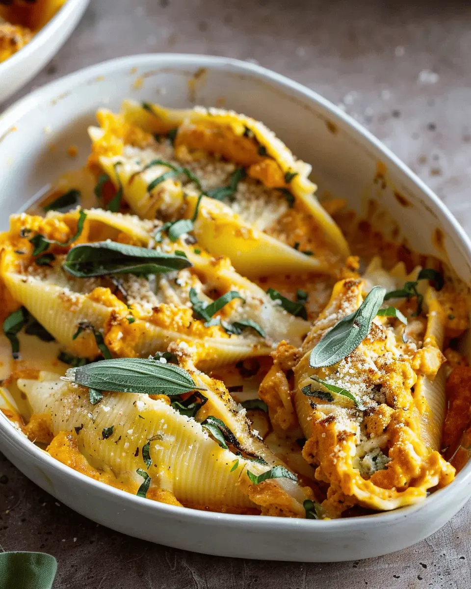 Vegan Pumpkin Ricotta Stuffed Shells: A Comforting Delight for All