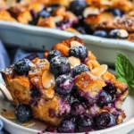 Overnight Blueberry French Toast Casserole