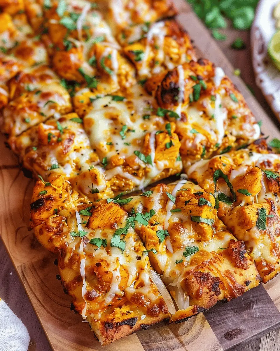 Tandoori Chicken Garlic Bread: The Best Indulgent Twist on Pizza