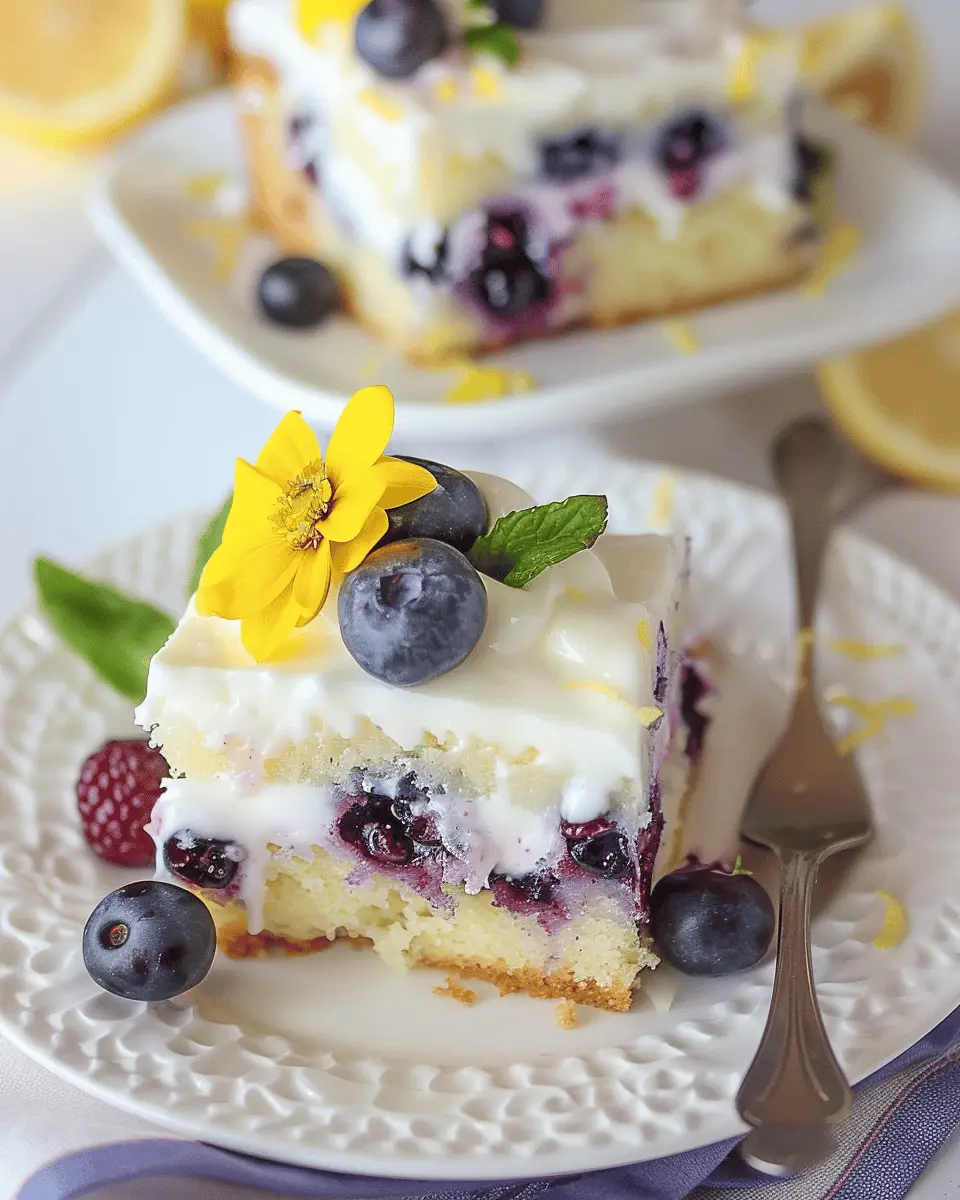Lemon Blueberry Sheet Cake: A Delightful Treat for Every Occasion