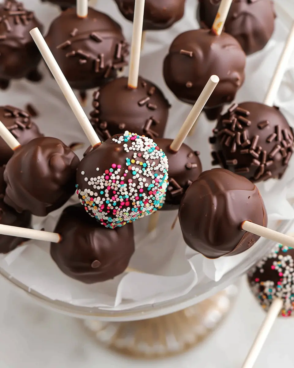 Chocolate Cake Pops: Easy Indulgence for Sweet Cravings