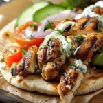 Greek Chicken Flatbread