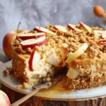 Apple Crumble Cheesecake
