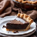 Dark Chocolate Chess Pie