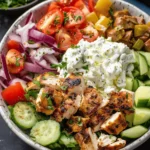 Greek Chicken Gyro Bowls