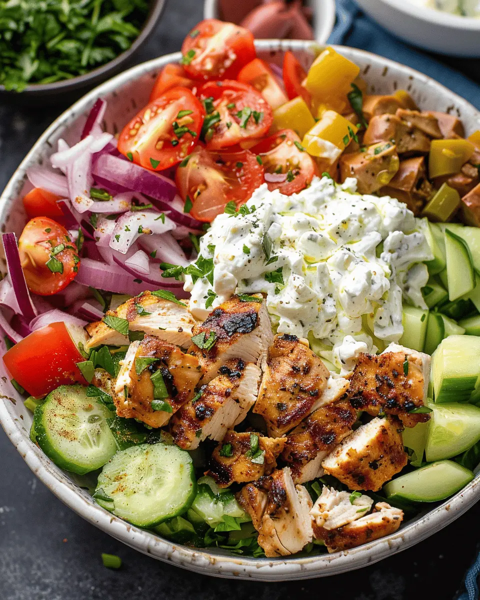 Greek Chicken Gyro Bowls: Easy, Flavorful Family Meal Delight