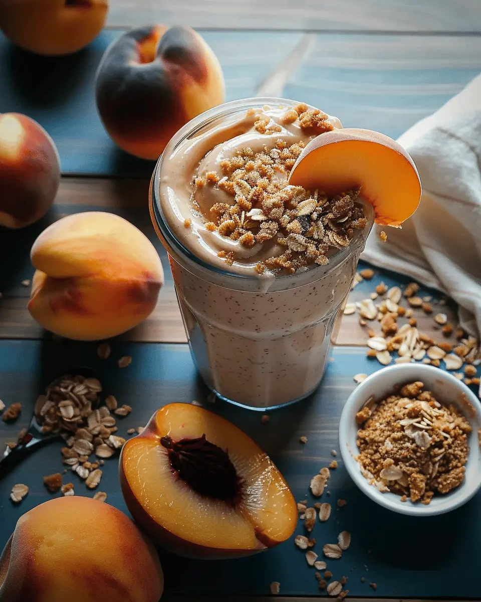 Peach Crumble Shake: Indulgent Recipe for a Summer Treat