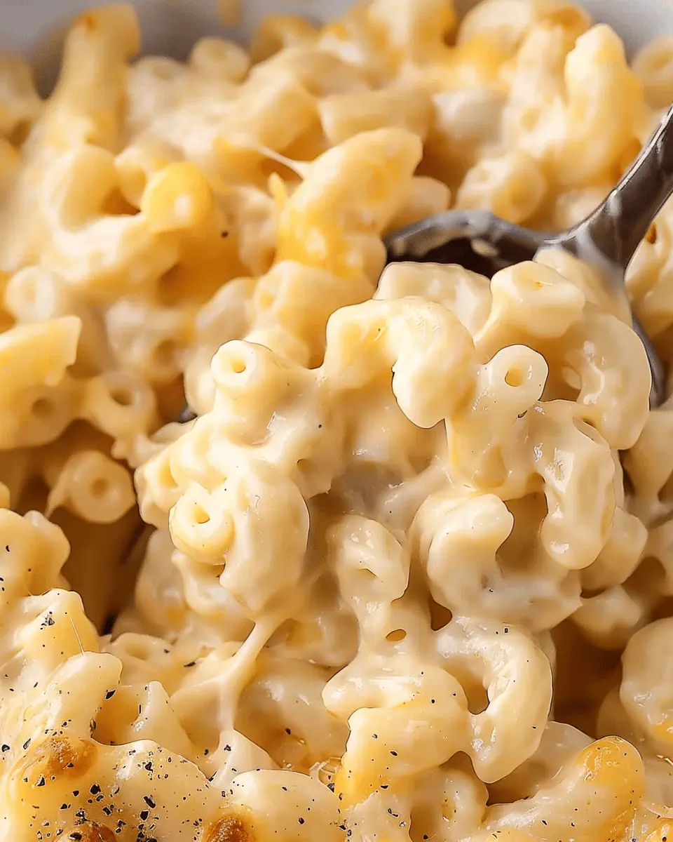 Easy Creamy Crock Pot Mac and Cheese with Turkey Bacon Delight