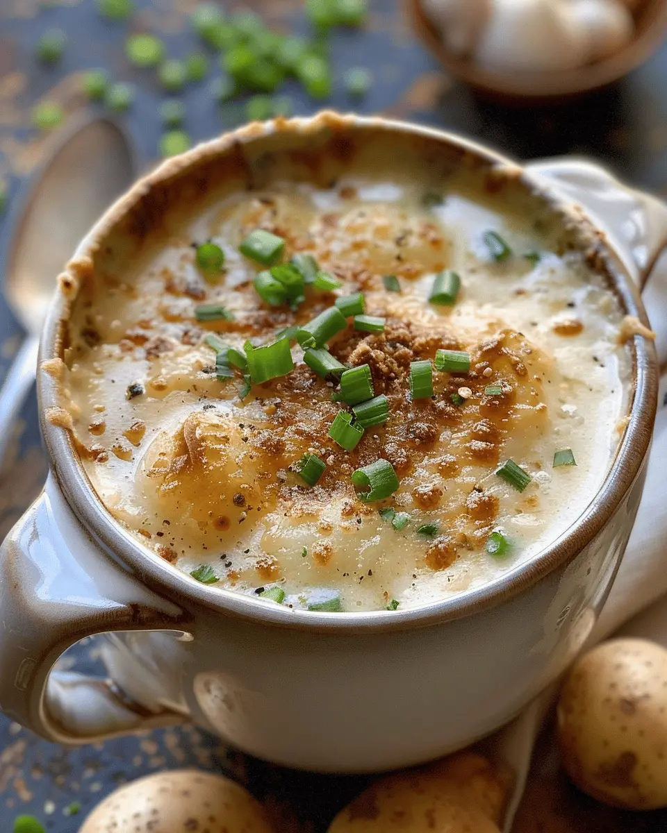 Baked Potato Soup: The Best Creamy Recipe with Turkey Bacon