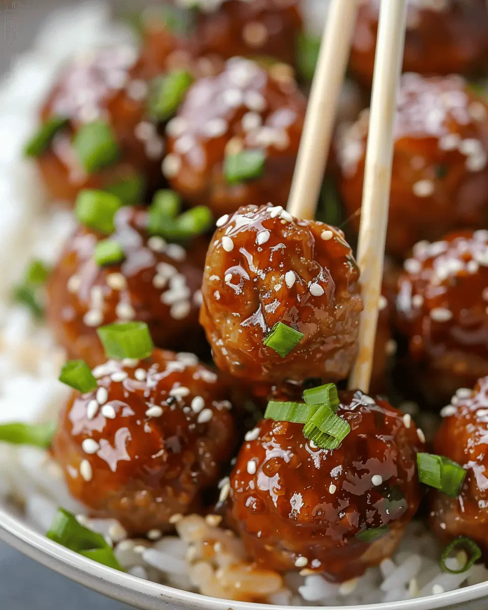 Teriyaki Meatballs: Juicy Recipe With Turkey Bacon and Beef
