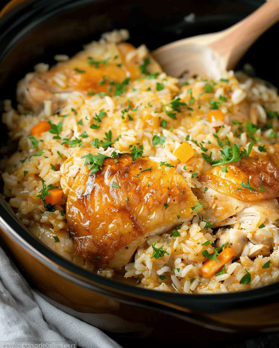 Crock Pot Chicken and Rice: Easy Comfort Food with Turkey Bacon