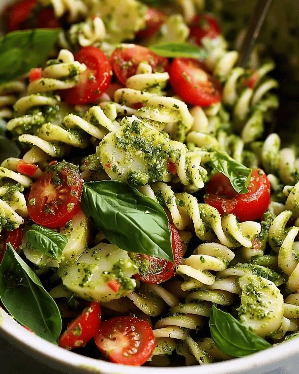 Pesto Pasta Salad with Turkey Bacon: A Fresh and Flavorful Delight