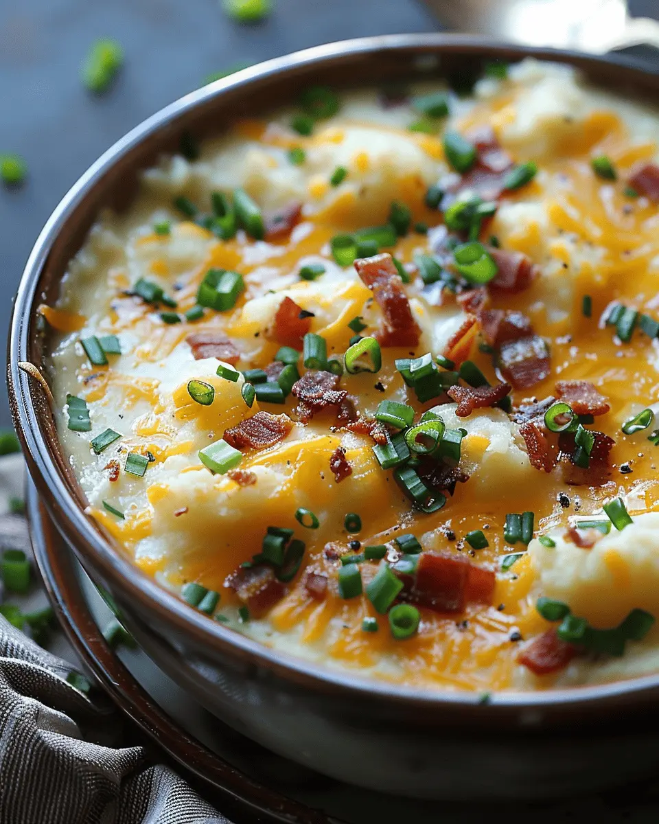 Loaded Baked Potato Soup: Indulgent Comfort with Turkey Bacon