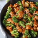 Honey Sesame Chicken and Broccoli