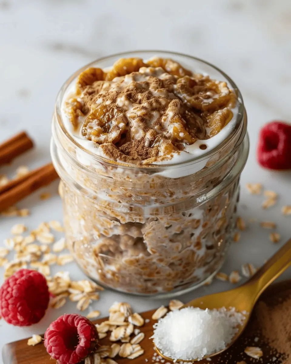 Brown Sugar Overnight Oats: Your Easy Indulgent Breakfast Solution