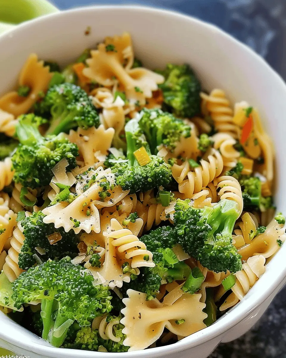 Fresh Broccoli Pasta Salad: A Healthy Twist with Turkey Bacon