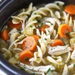 Crockpot Chicken Noodle Soup