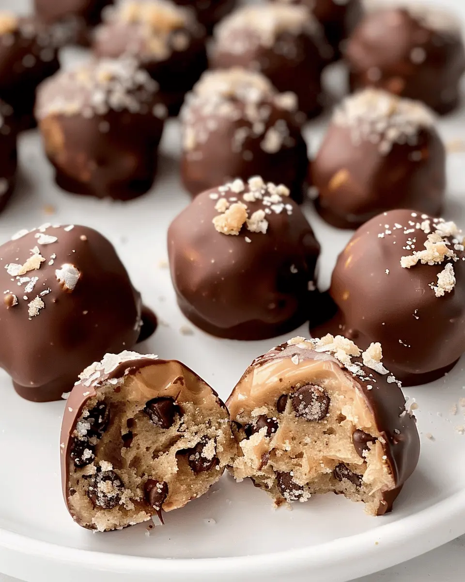 Healthy Chocolate Covered Cookie Dough Bites You Can Indulge In