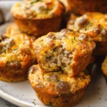 High-Protein Pancake Sausage Mini Muffins