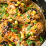 Slow Cooker Street Corn Chicken - The Comfort Spoon