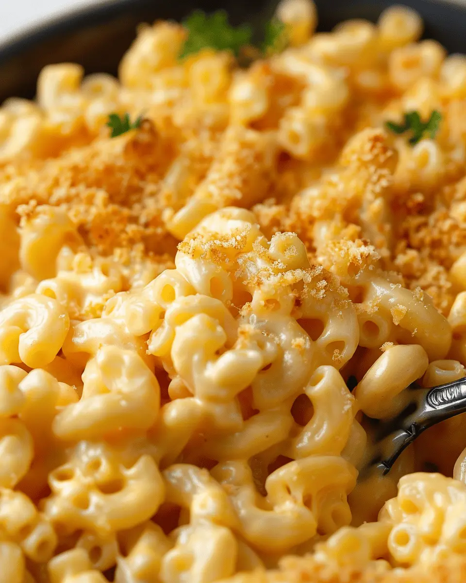 Crockpot Mac And Cheese Recipe Easy No Boil with Turkey Bacon