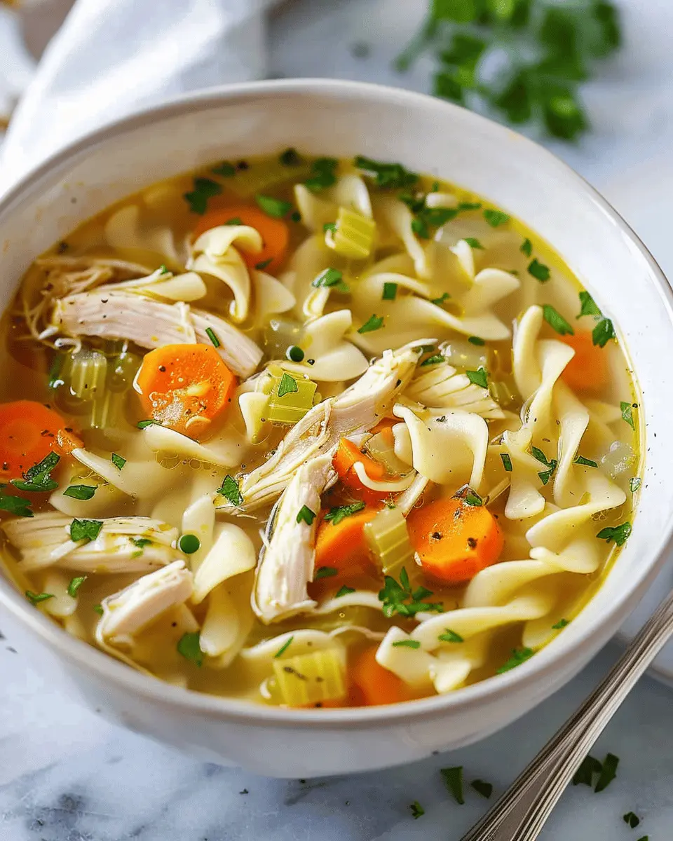 Best Chicken Noodle Soup Recipe for Cozy, Comforting Nights