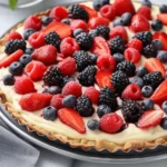 Mixed Berry Fruit Pizza
