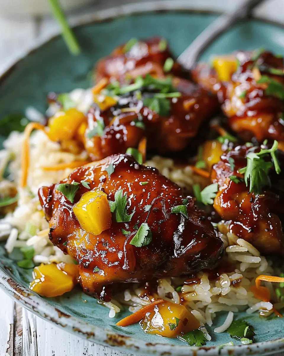 Sticky Mango Chicken: Easy Recipe for a Flavorful Family Meal