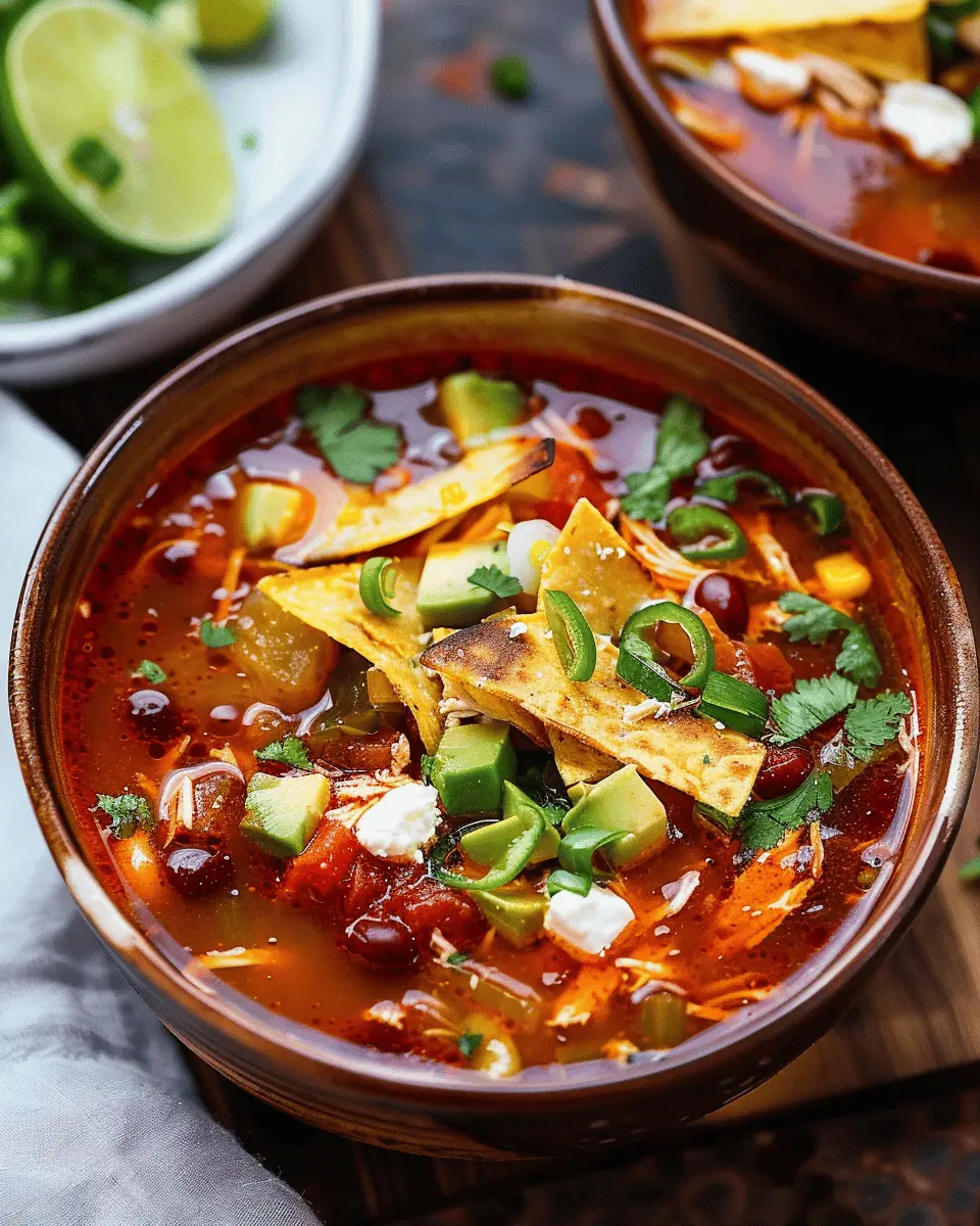 Vegetarian Chicken Tortilla Soup: A Comforting, Flavor-Packed Delight