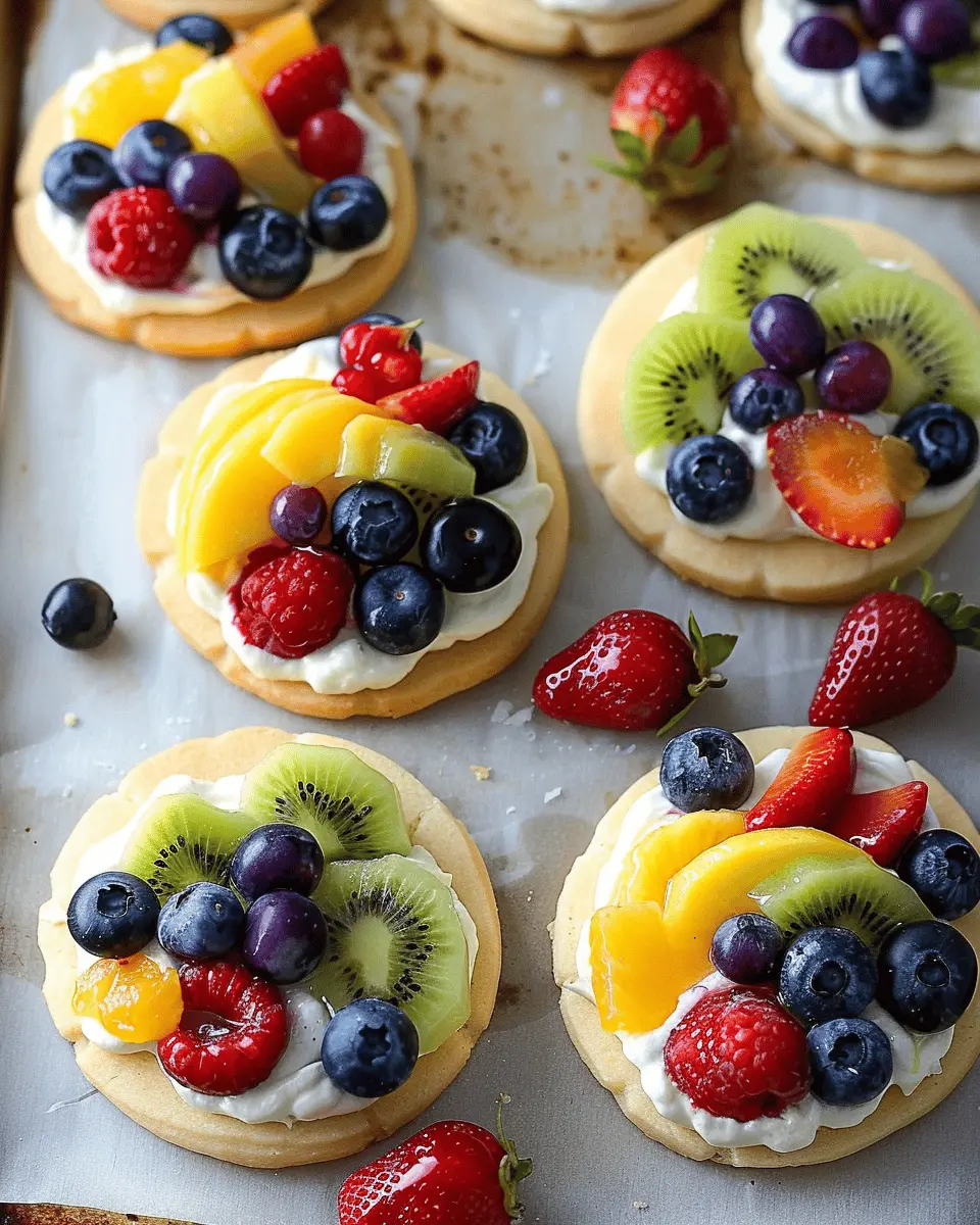 Mini Fruit Pizza Cookies Recipe: The Best Sweet Treat for Everyone