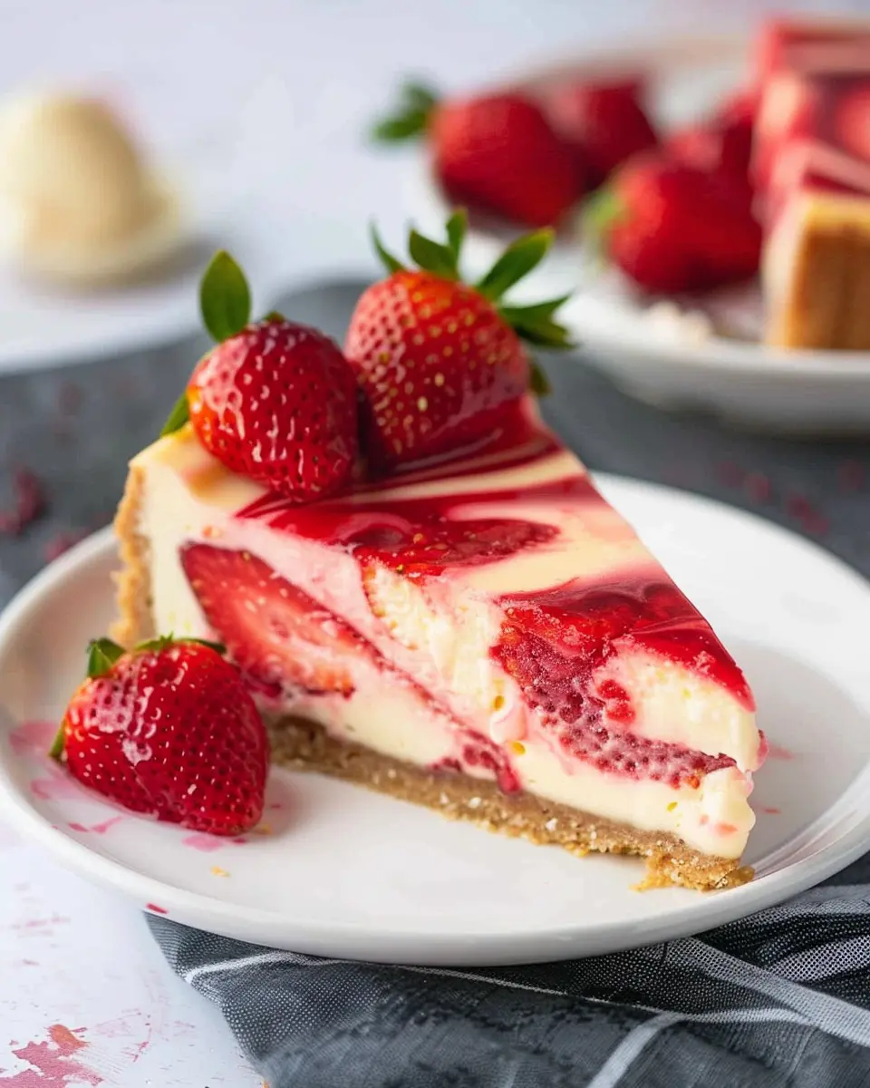 Strawberry Swirl Cheesecake: The Best Indulgent Dessert Recipe