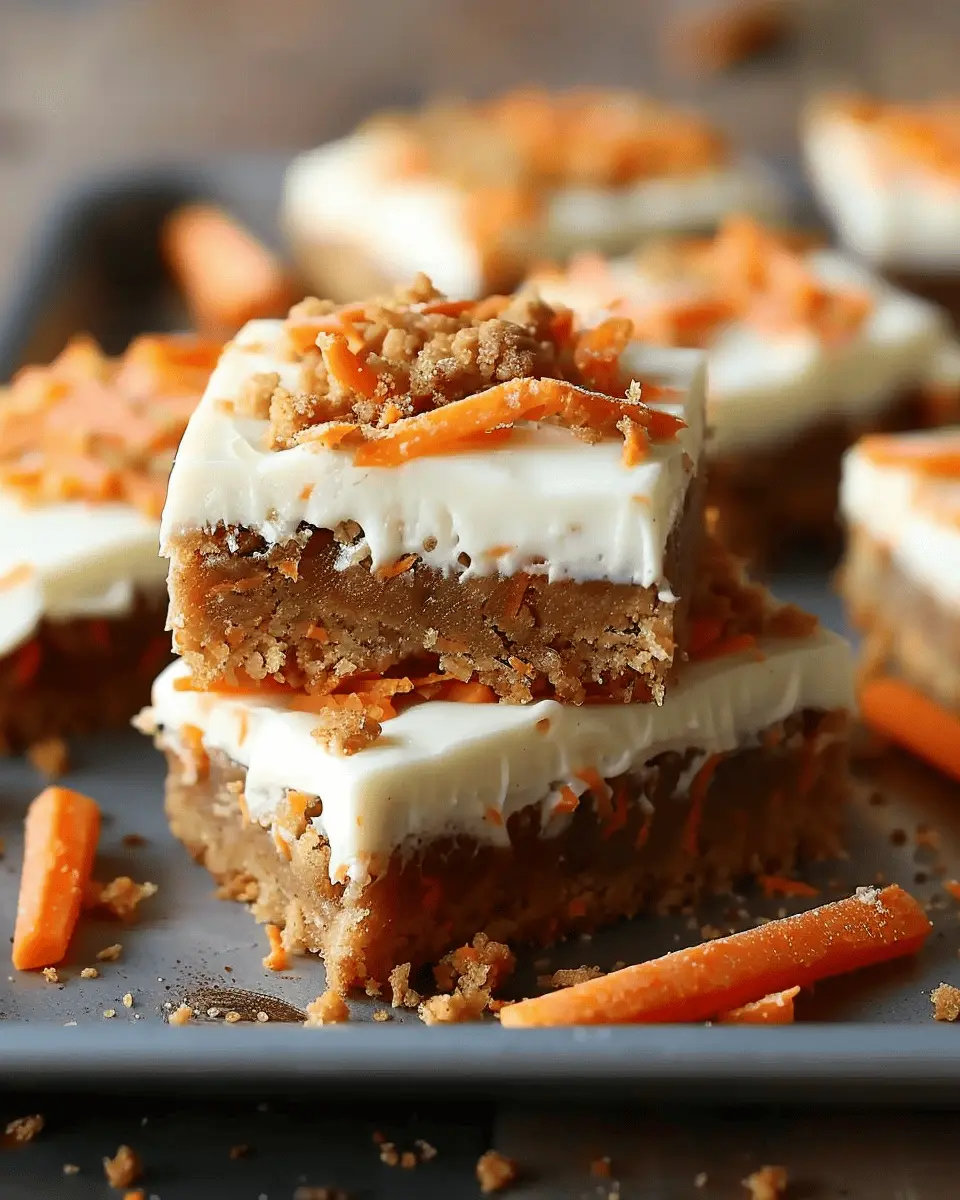 Carrot Cake Bars: Easy, Moist Treats Perfect for Any Occasion