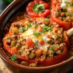 Crockpot Stuffed Pepper Soup
