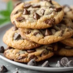 Mint Chocolate Chip Cookies
