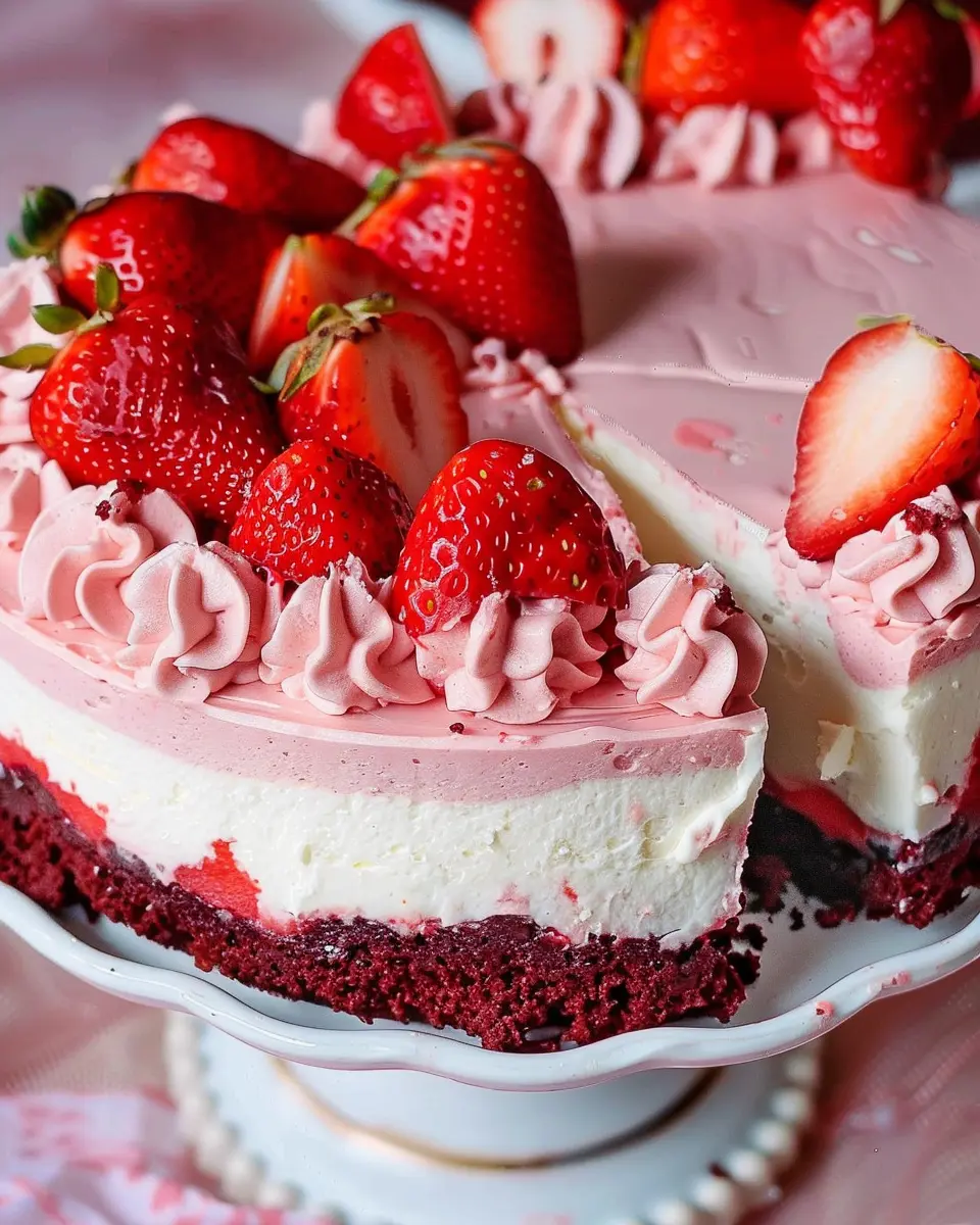 Red Velvet Strawberry Cheesecake: The Best Indulgent Dessert