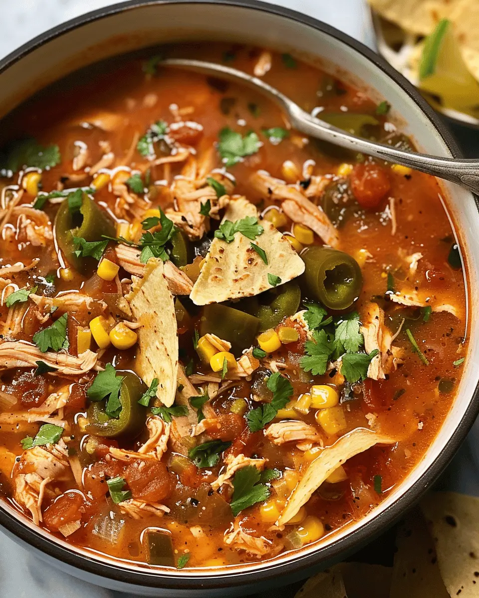 Classic Chicken Tortilla Soup: A Comforting and Easy Recipe