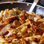Cajun Chicken and Sausage Penne