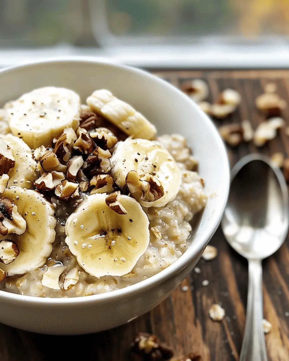 Banana Nut Oatmeal: The Best Hearty Breakfast You’ll Love
