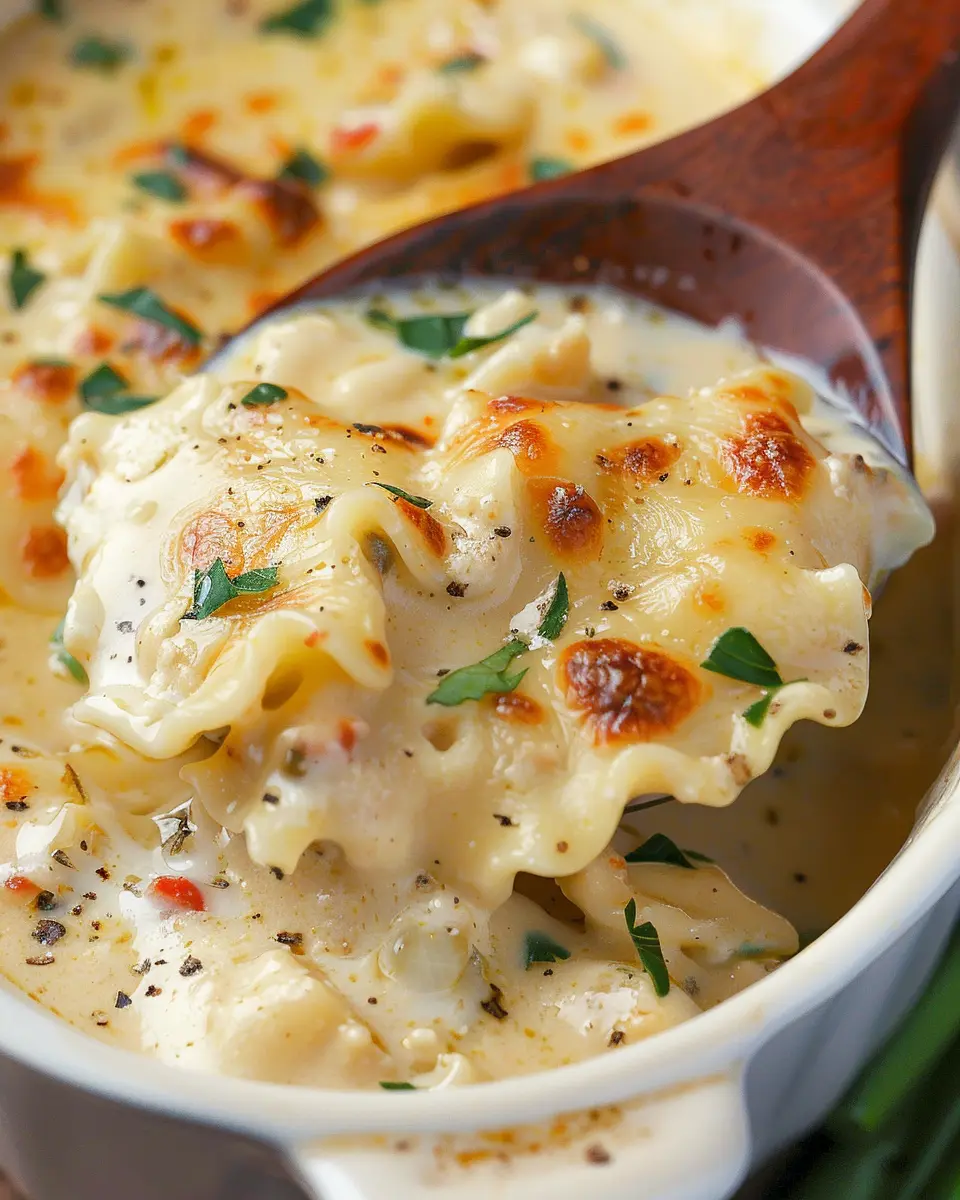 Crockpot White Lasagna Soup: Easy Comfort Food with Turkey Bacon